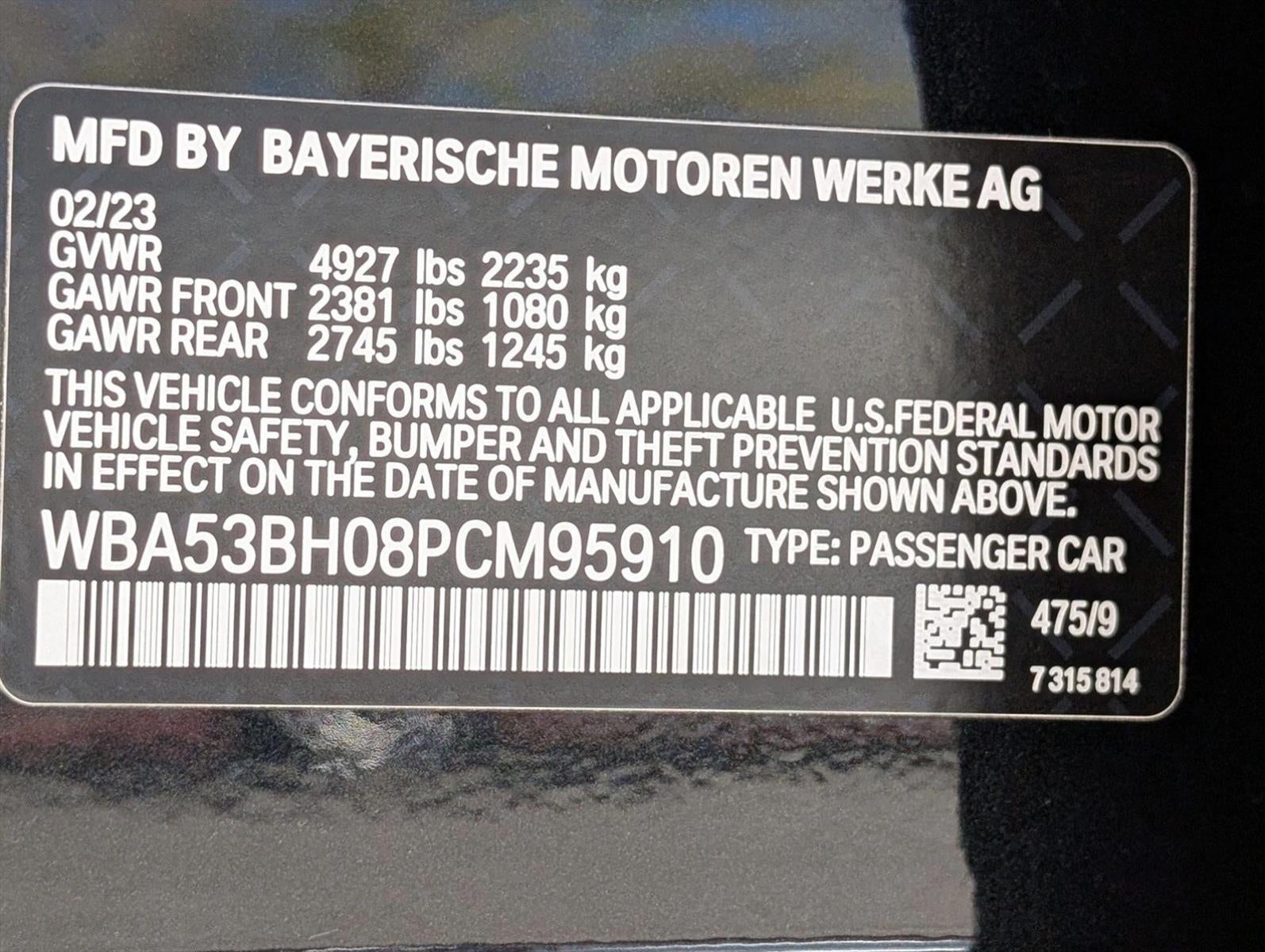 2023 BMW 530i Sedan