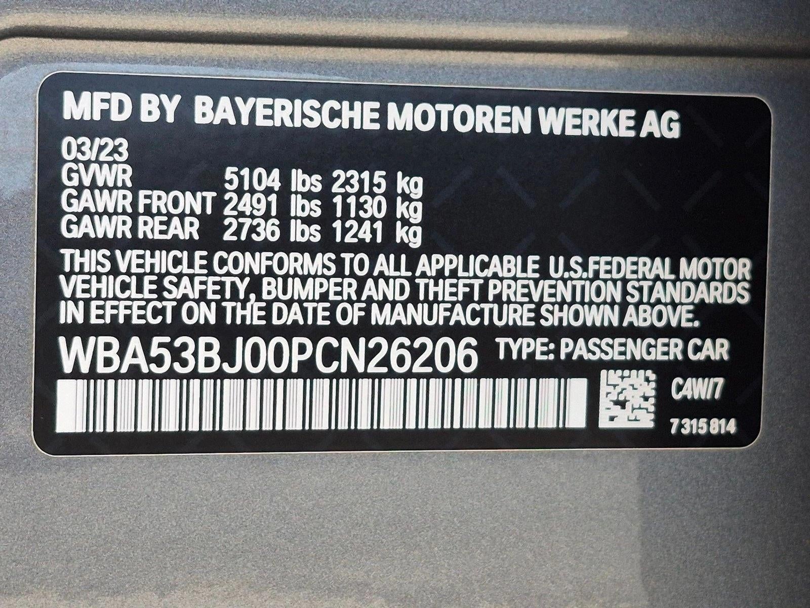 2023 BMW 540i Sedan