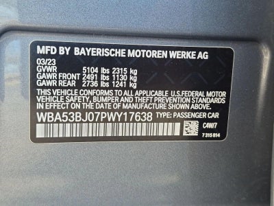 2023 BMW 540i Sedan