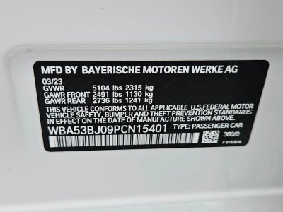2023 BMW 540i Sedan