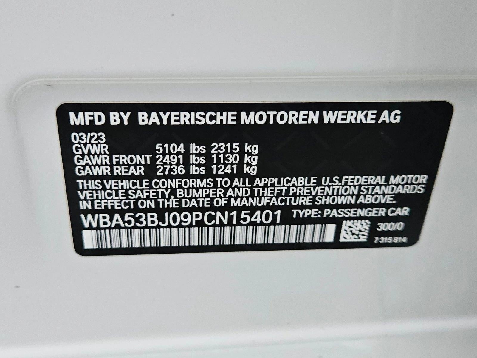 2023 BMW 540i Sedan