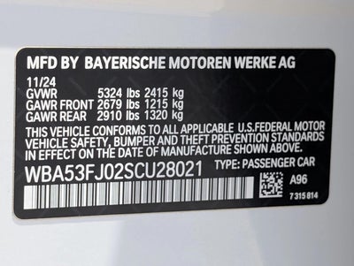 2025 BMW 530i xDrive Sedan