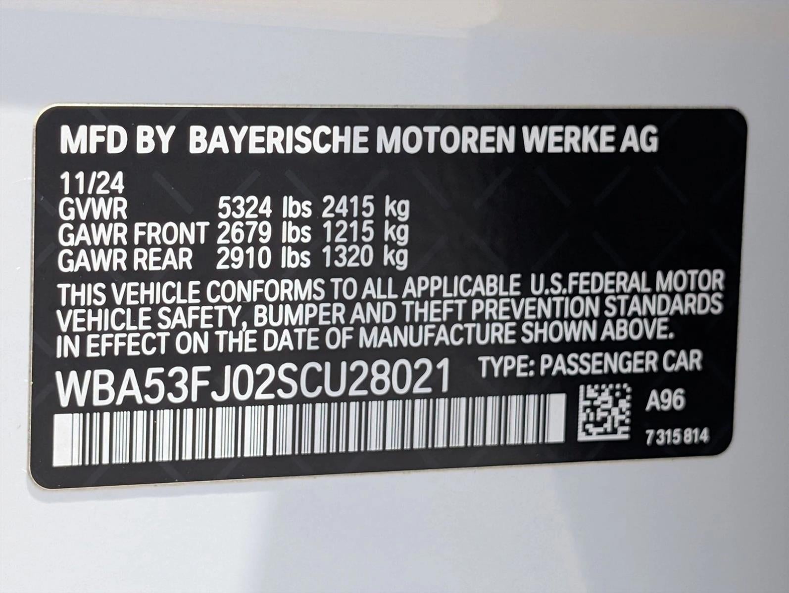 2025 BMW 530i xDrive Sedan