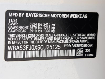 2025 BMW 530i xDrive Sedan