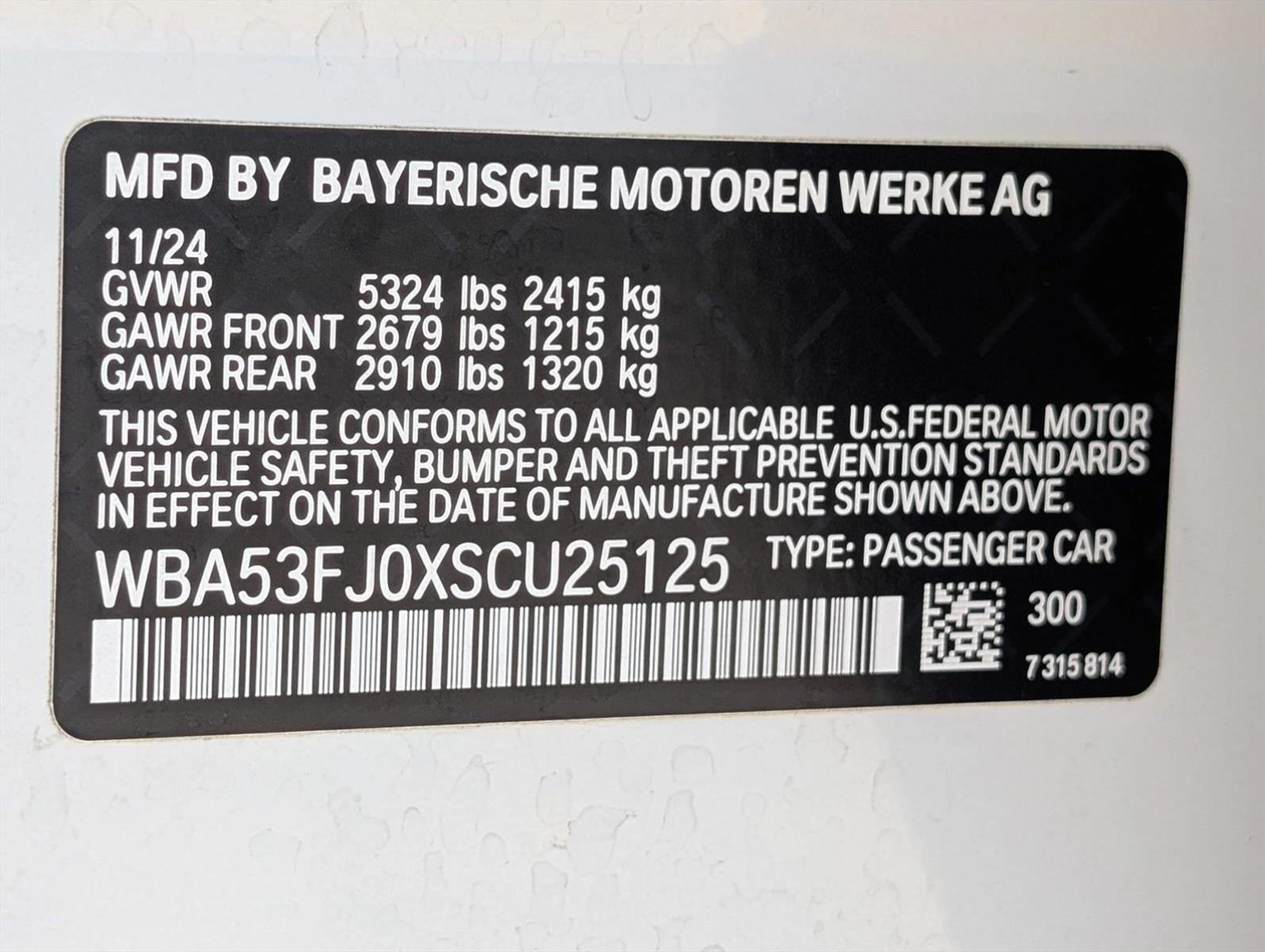 2025 BMW 530i xDrive Sedan
