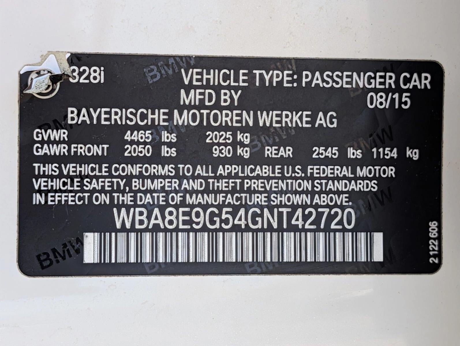 2016 BMW 328i Sedan