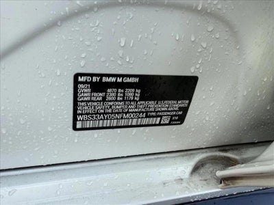 2022 BMW M3 M3 Competition Sedan