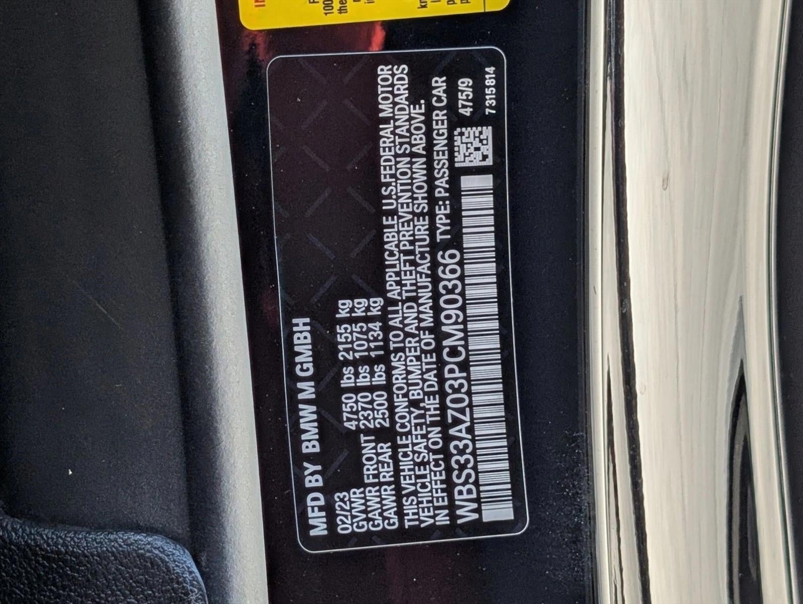 2023 BMW M4 M4 Competition Coupe