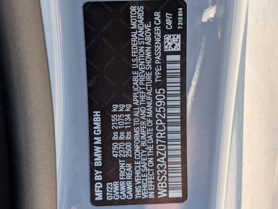 2024 BMW M4 M4 Competition Coupe