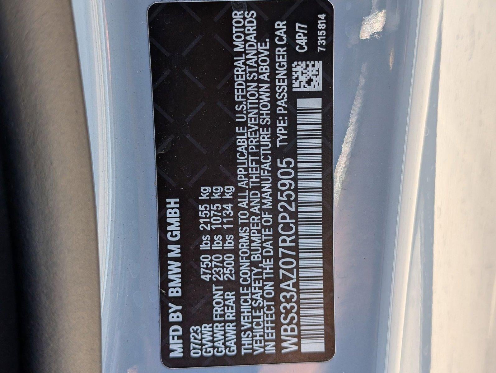 2024 BMW M4 M4 Competition Coupe