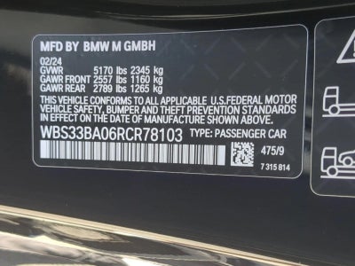2024 BMW M4 M4 Competition xDrive Convertible