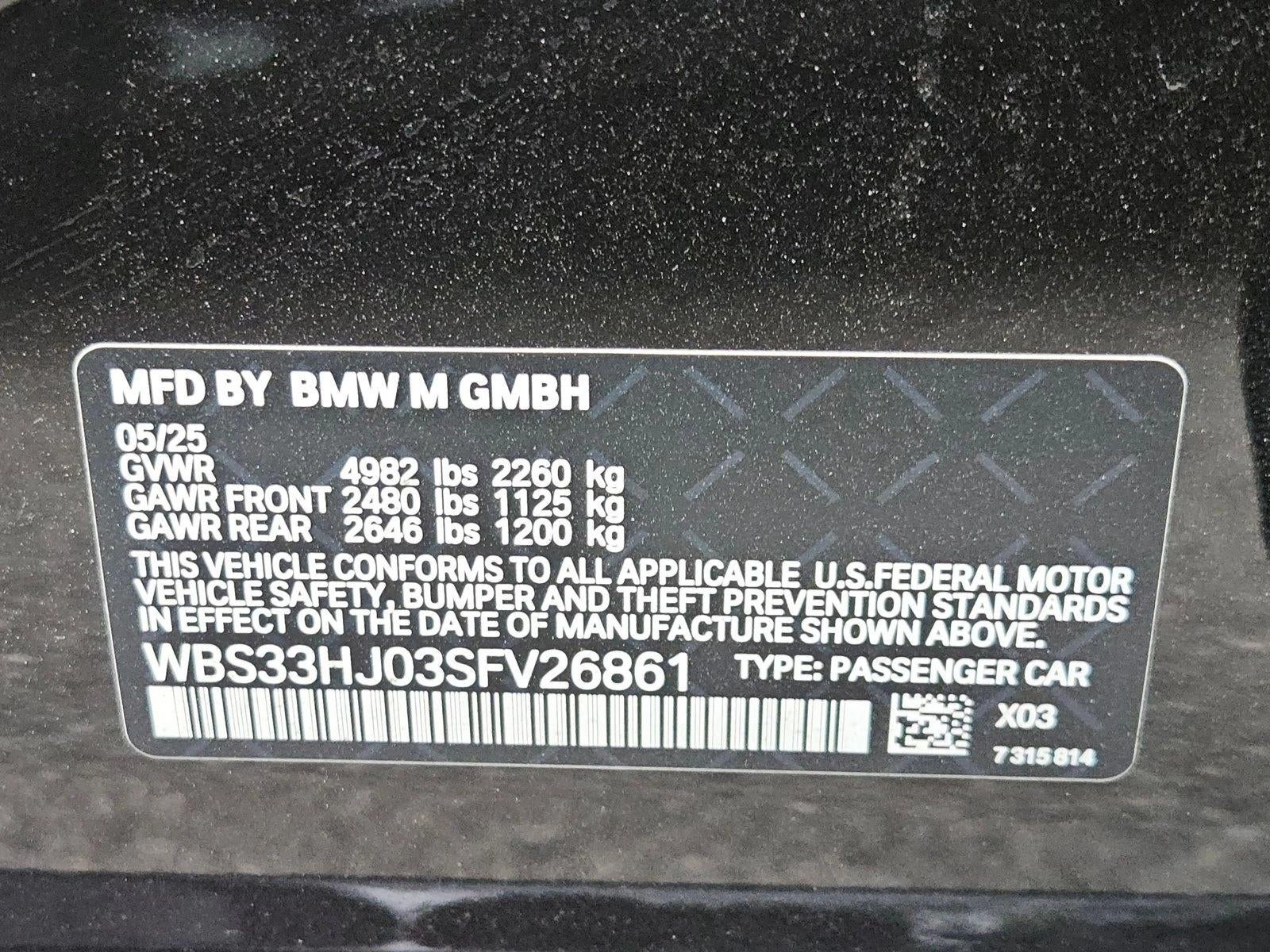 2025 BMW M3 M3 Competition xDrive Sedan