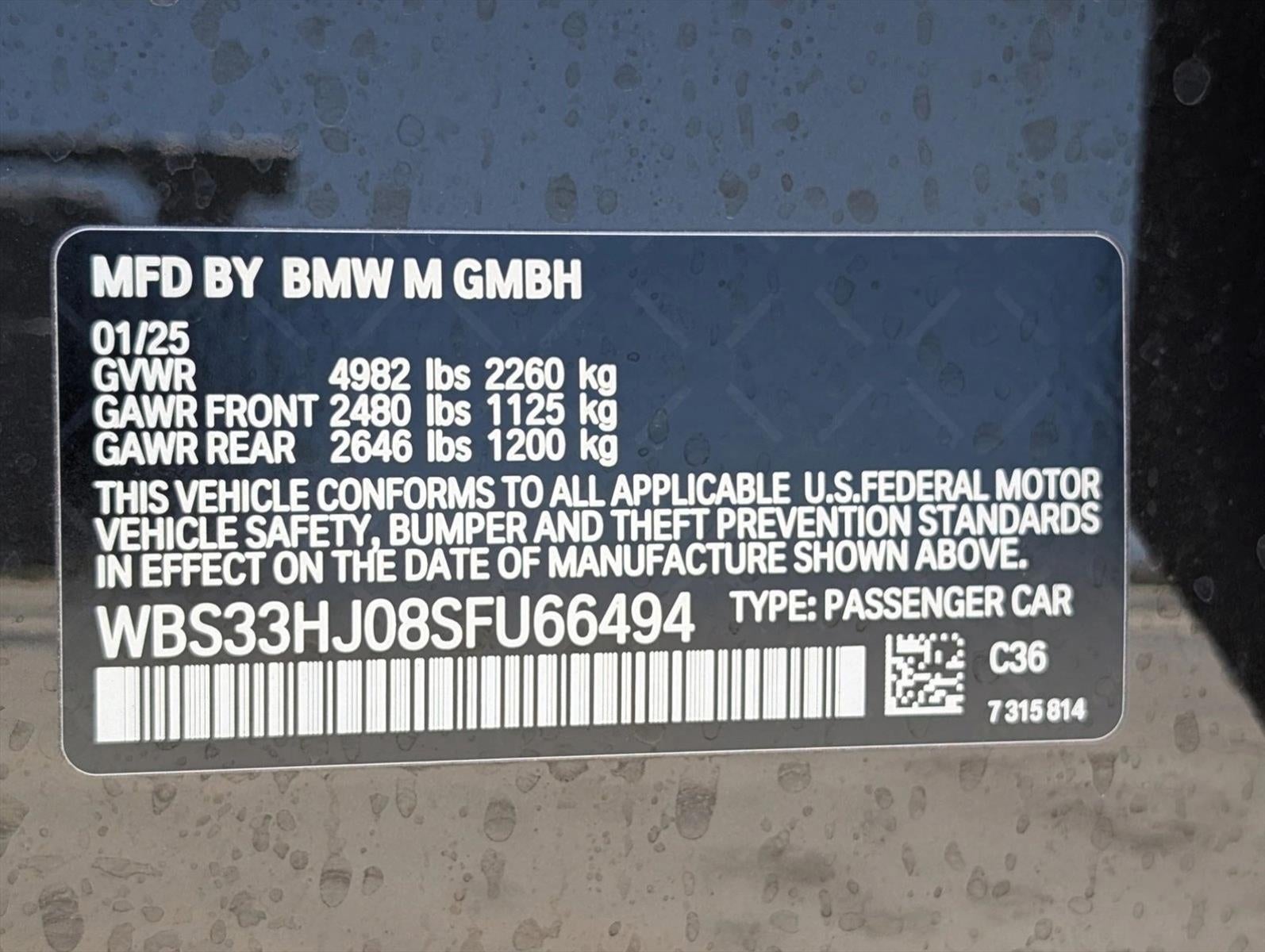 2025 BMW M3 M3 Competition xDrive Sedan