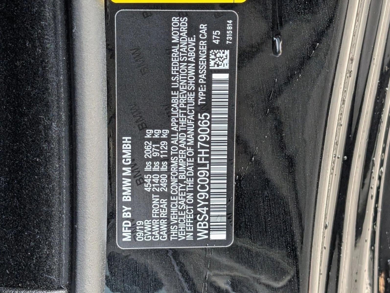 2020 BMW M4 M4 Coupe