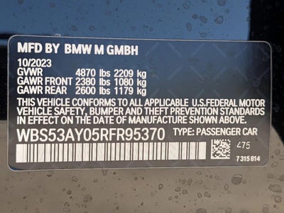 2024 BMW M3 M3 Sedan