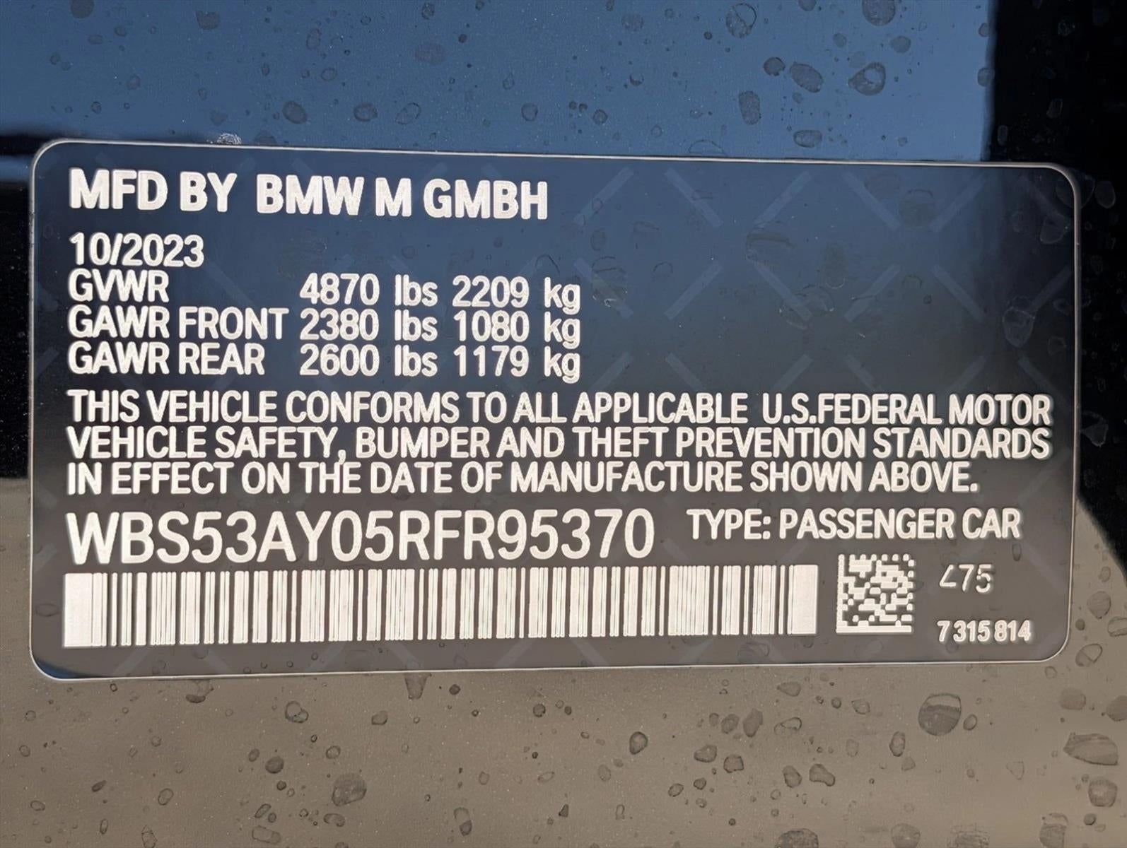 2024 BMW M3 M3 Sedan