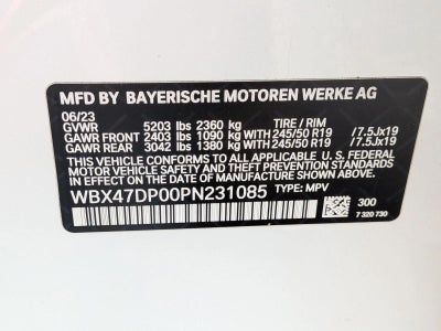 2023 BMW X3 sDrive30i Sports Activity Vehicle