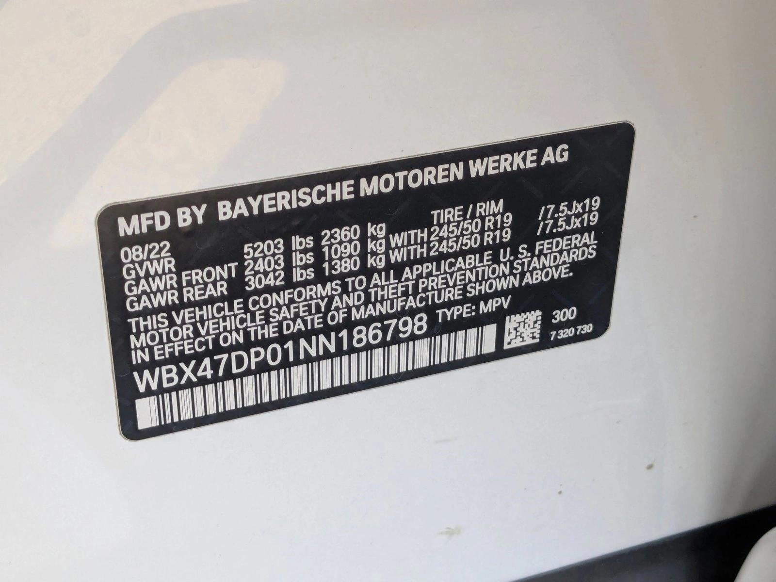 2022 BMW X3 sDrive30i Sports Activity Vehicle