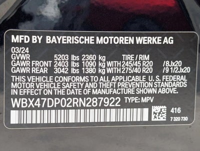 2024 BMW X3 sDrive30i Sports Activity Vehicle