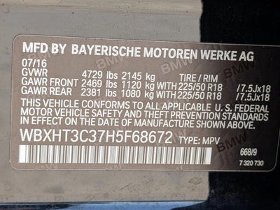 2017 BMW X1 xDrive28i Sports Activity Vehicle