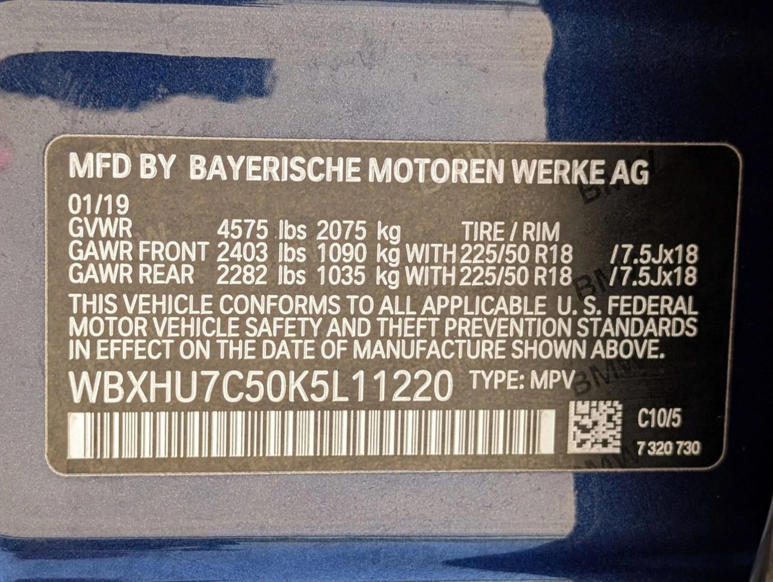 2019 BMW X1 sDrive28i Sports Activity Vehicle