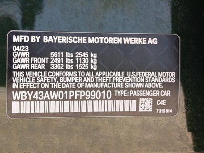 2023 BMW i4 Gran Coupe