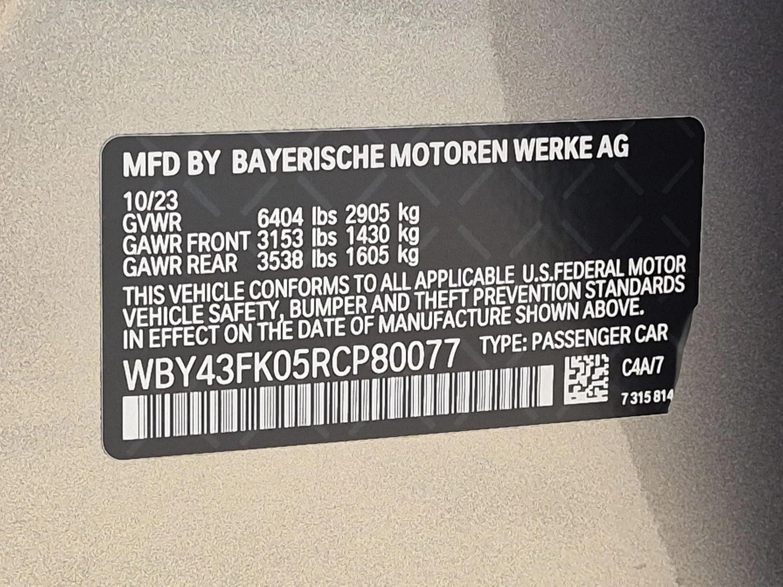 2024 BMW i5 M60 Sedan