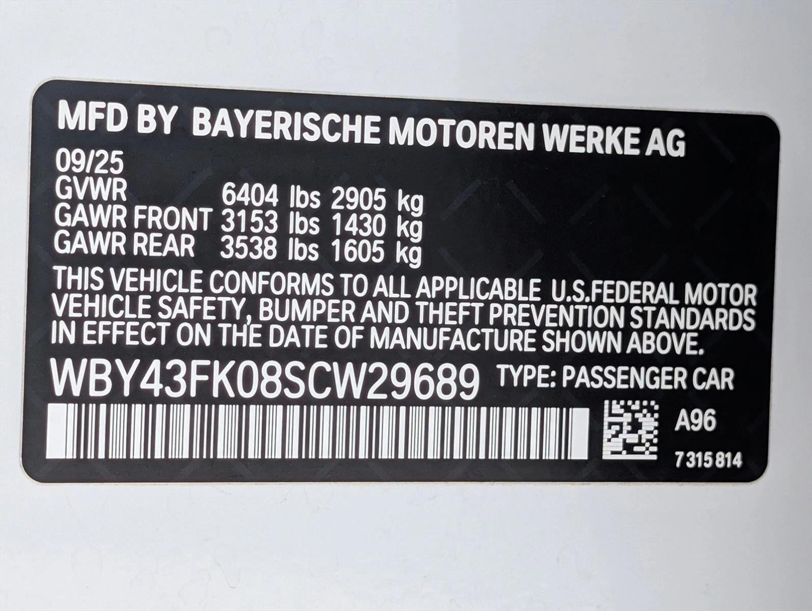 2025 BMW i5 M60 Sedan