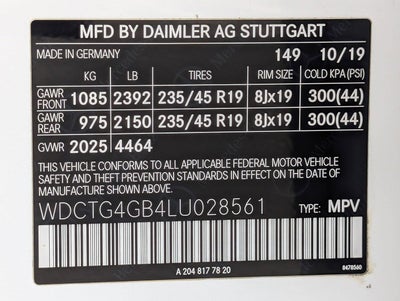 2020 Mercedes-Benz GLA GLA 250 4MATIC® SUV