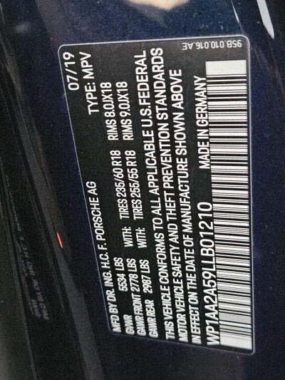 2020 Porsche Macan AWD
