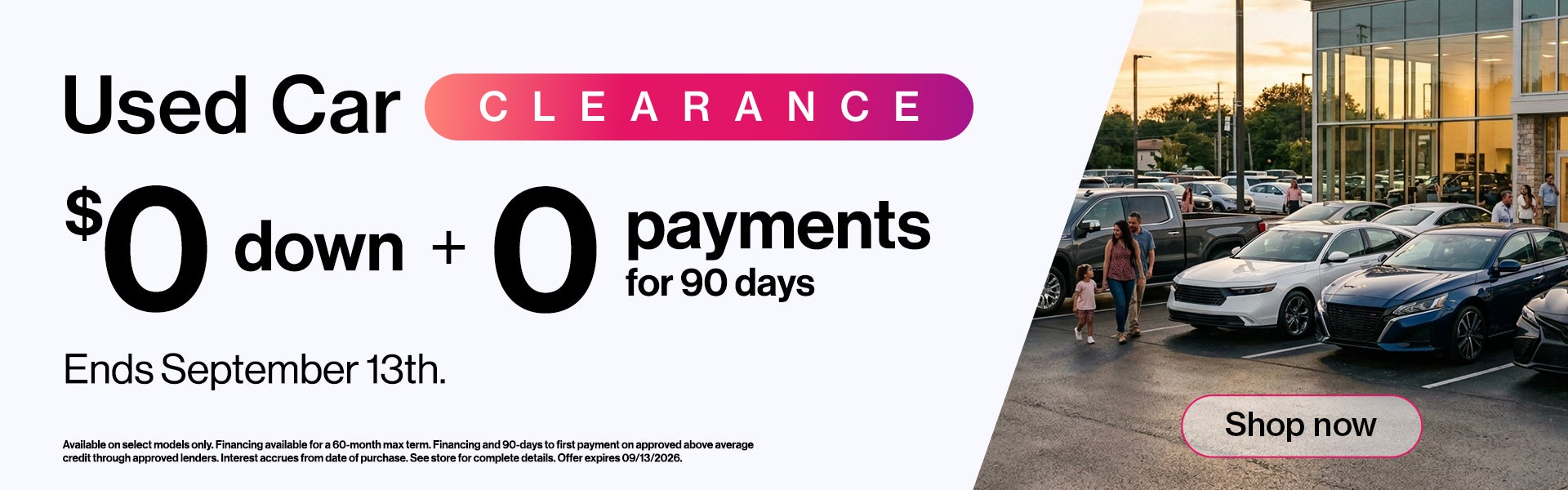 Used Car Clearance